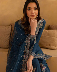 Zinc Belle Embroidered 3pc fabric Lawn 