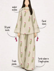 Cotton Comfort Farshi Set – Pure Cambric Elegance