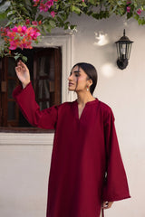 2PC Embroidered MSK 05 – Maroon