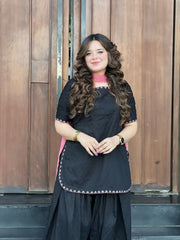 Embroidered 3 Piece Cotton Suit