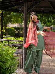 Pista Zola Embroidered 3pc fabric lawn cotton