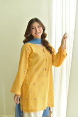 ROSHNI - COTTON LAW EMBROIDERED 3PC