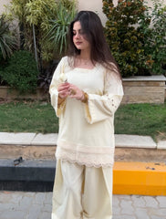 Urwah 3pcs With Farshi Shalwar