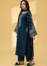 Batik Embroidered Lawn 3pc with Embroidered Chiffon Dupatta-