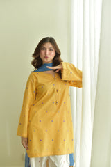 ROSHNI - COTTON LAW EMBROIDERED 3PC