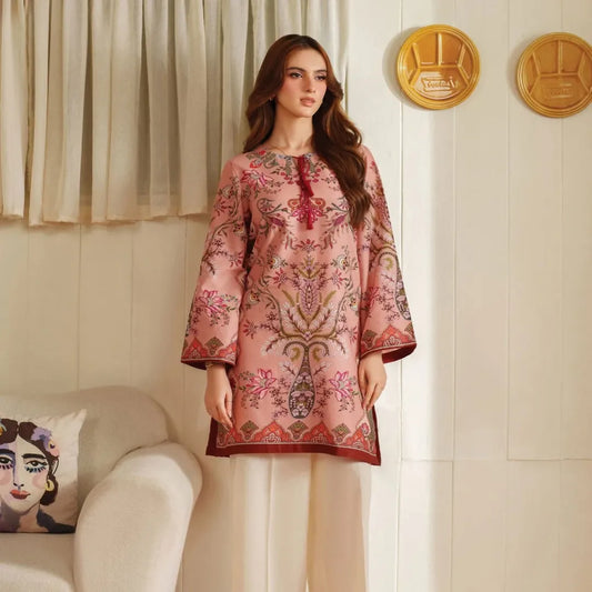Huda 2pc Printed Dress