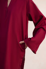 2PC Embroidered MSK 05 – Maroon