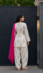 Cotton Comfort Farshi Set – Pure Cambric Elegance