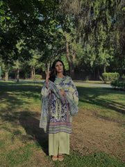 Rameen 3pc fabric Lawn Dress