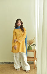 ROSHNI - COTTON LAW EMBROIDERED 3PC