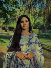 Rameen 3pc fabric Lawn Dress